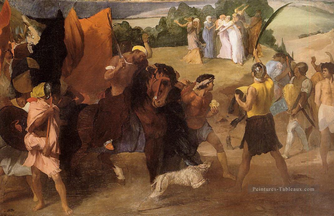 la fille de jephtha 1860 Edgar Degas Peintures à l'huile